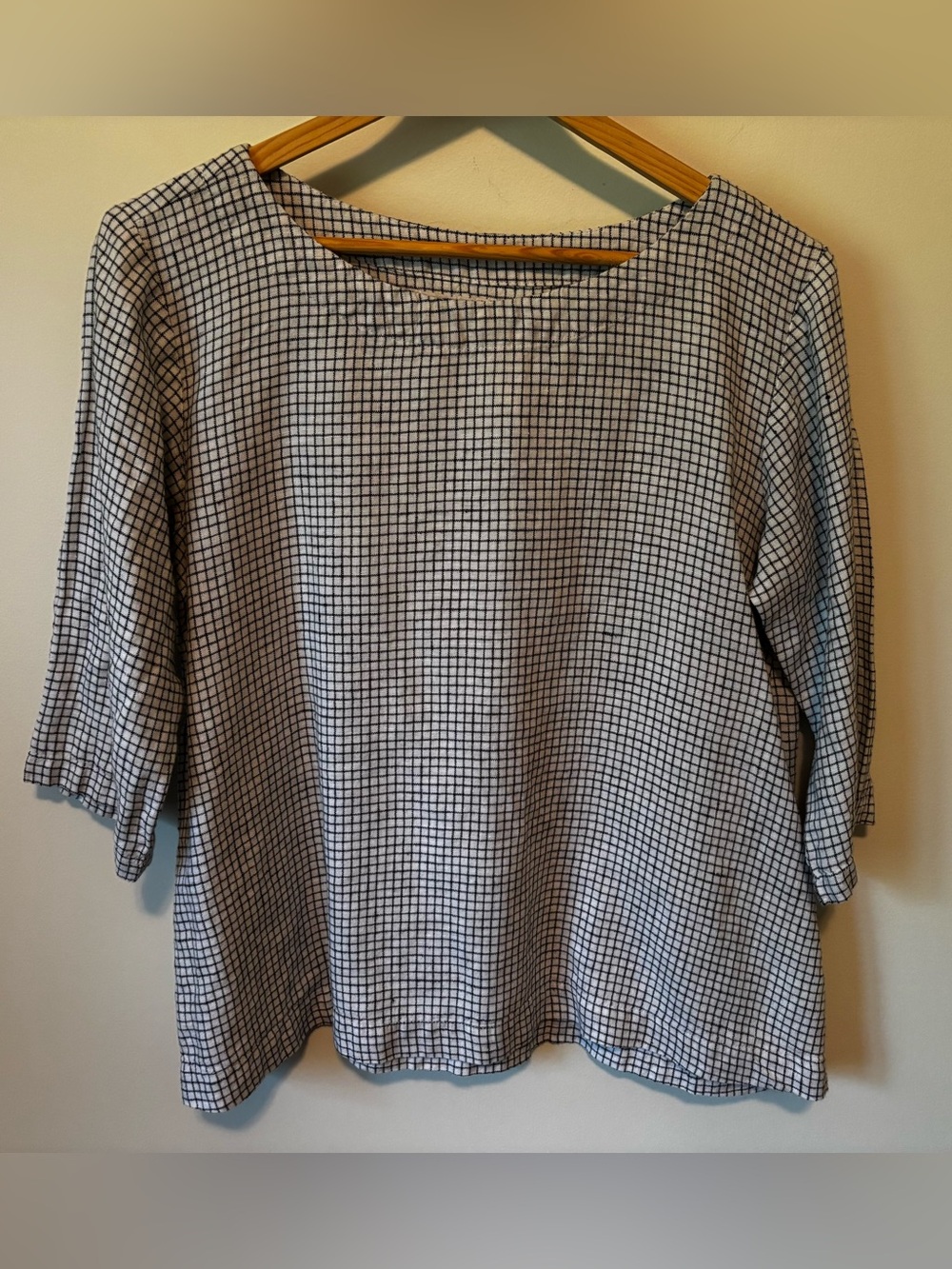 notPERFECTLINEN 3/4 Sleeve Top